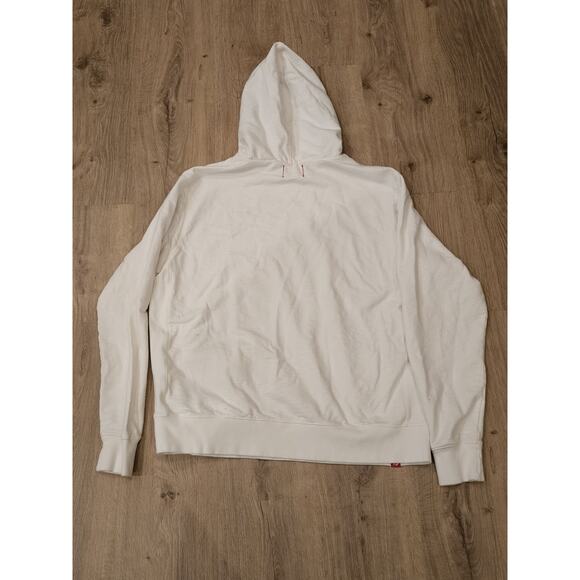 Unisex Chick-Fil-A Cow Print Hoodie Double Pocket Cream Sweatshirt Size 2XL - Picture 9 of 9